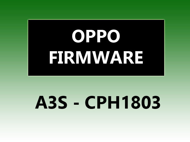 oppo a3s cph1803 flash file
